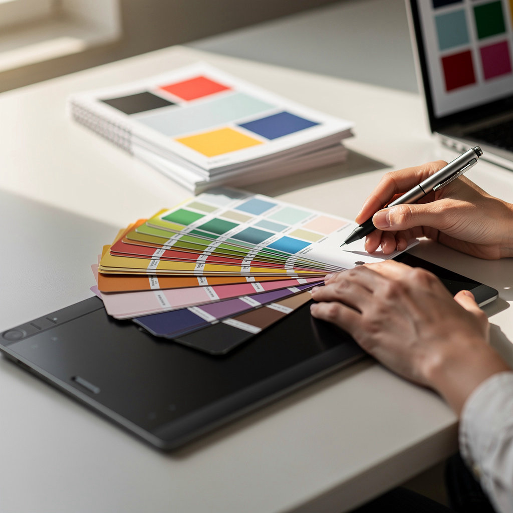 Research Design Specialists portfolio showcase of graphic design projects in Cypress, California